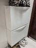 宜家（IKEA）TRONES強尼思墻上鞋柜家用門(mén)口入戶(hù)玄關(guān)收納柜超薄省空間 白色鞋柜/儲藏 曬單實(shí)拍圖