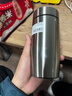 萬(wàn)象（WANXIANG）保溫杯節日禮物雪克杯車(chē)載便攜大容量茶水杯簡(jiǎn)盒商務(wù)辦公杯學(xué)生杯 F64-鈦銀色460ml 曬單實(shí)拍圖