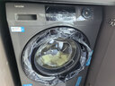 海爾洗衣機超薄8公斤海爾智家出品滾筒洗衣機全自動(dòng)家用417mm嵌入大筒徑筒自潔一級能效 統帥8KG丨超薄417mm+除菌螨+頑漬洗 曬單實(shí)拍圖