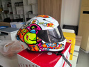 AVA鈦閃電FG摩托車(chē)頭盔玻璃鋼男女四季防霧機車(chē)賽車(chē)大尾翼全盔冬季 熱度高-涂鴉-ECE和3C認證【拍1發(fā)3】 2XL碼【適合頭圍62-63cm】 曬單實(shí)拍圖