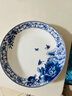 煜乾盤(pán)子菜盤(pán)餐盤(pán)家用青花瓷景德鎮陶瓷骨瓷湯盤(pán)飯盤(pán)釉中彩蝴蝶蘭圓形 8英寸飯盤(pán) 曬單實(shí)拍圖