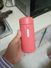 水尚庭304不銹鋼口袋杯迷你小巧少女男女士學(xué)生水杯便攜可愛(ài)簡(jiǎn)約保溫杯 西柚紅150ml 單杯 曬單實(shí)拍圖