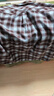 凡客誠品（VANCL）長(cháng)袖襯衫男士秋季新款法蘭絨格紋寬松質(zhì)感親膚外套男 藍咖格 XL 曬單實(shí)拍圖