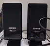 漫步者（EDIFIER） R10U多媒體電腦2.0聲道音箱usb接口迷你便攜式音響 黑色 曬單實(shí)拍圖