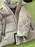 雅鹿羽絨服女2025冬季新款時(shí)尚加厚可拆連帽短款面包服小個(gè)子蓬松外套 灰藍色 L (165) 曬單實(shí)拍圖