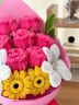 初朵廣志送給美伢花扭扭棒蠟筆小新永生花束生日禮物女情人節新年年會(huì ) 曬單實(shí)拍圖