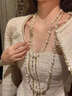 oein珍珠項鏈媽媽長(cháng)款百搭疊戴毛衣鏈高級感輕奢女山茶花中式裝配飾品 山茶花珍珠項鏈 矜貴小香 曬單實(shí)拍圖