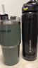 STANLEY運動(dòng)水杯大容量男女學(xué)生戶(hù)外運動(dòng)健身水杯長(cháng)效保冷杯子男女禮物 錘紋黑- 709ml 曬單實(shí)拍圖