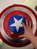 梵盛美國隊長(cháng)盾牌金屬 1：1電影版漫威周邊美隊玩具禮物 經(jīng)典盾牌【手持+背帶】47cm 曬單實(shí)拍圖