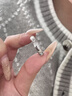 中國黃金（CHINA GOLD）六字真言足銀戒指男素圈指環尾戒生日禮物男朋友爸爸老公紀念日 足銀六字真言素銀戒指【京速達】 曬單實拍圖