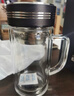 蘇泊爾（SUPOR）雙層玻璃杯大容量泡茶杯帶把手辦公水杯男女士玻璃杯子茶水分離杯 曬單實(shí)拍圖