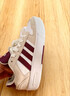 adidas「小鋸齒」D-PAD CLASSIC美高風(fēng)籃球風(fēng)板鞋男女阿迪達斯 白色/淺灰/深紅色   43 曬單實(shí)拍圖