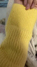 pusumede高領(lǐng)毛衣開(kāi)衫女秋冬新款復古翻領(lǐng)寬松氣質(zhì)外套針織上衣 明亮黃 S 曬單實(shí)拍圖