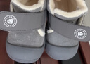 泰蘭尼斯童鞋冬季棉鞋學(xué)步鞋男童鞋子兒童加絨保暖靴子女童雪地靴灰色22 曬單實(shí)拍圖