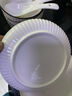 肅匠陶瓷餐具簡(jiǎn)約盤(pán)子碗套裝純白釉下彩餐具套裝釉下彩碗碟套裝微波爐 山田16件套(4碗4盤(pán)4勺4筷) 16頭 曬單實(shí)拍圖