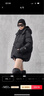 高梵黑金鵝絨服抱抱5.0四格短款2025新款女士休閑戶(hù)外羽絨服 黑色 S 曬單實(shí)拍圖