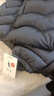 冬季短款羽絨棉服輕薄新款洋氣媽媽女士棉衣修身大碼保暖棉襖外套 黑色 4XL 128-138斤 曬單實(shí)拍圖