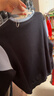 鴻星爾克（ERKE）童裝大童上衣兒童休閑服24秋季新品套頭衛衣巖藻綠170 曬單實(shí)拍圖
