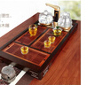 金灶（KAMJOVE） 實(shí)木茶盤(pán)套裝全自動(dòng)一體遙控自動(dòng)上水茶具套裝組合式雞翅木茶臺 搭配H10茶藝爐+茶具+茶渣桶 曬單實(shí)拍圖