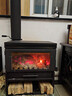 維諾亞2025新款真火燃木壁爐木柴柴火家用取暖客廳農村民宿取暖爐 40平【含黑色煙管】50型壁爐 曬單實(shí)拍圖