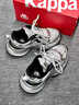 卡帕卡帕女鞋百搭老爹鞋女2025秋冬新款軟底休閑鞋厚底增高運動(dòng)鞋子女 銀色/黑色 38 曬單實(shí)拍圖