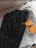 JEEP吉普休閑褲男秋冬季商務(wù)修身褲子男士潮流小腳西褲男褲 黑色 38 曬單實(shí)拍圖