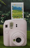 富士（FUJIFILM）instax mini12一次成像拍立得相機（mini11拍立得相機升級版） 繡球藍 套餐2：官配+20張白邊+保護殼 曬單實(shí)拍圖