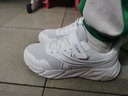 特步（XTEP）童鞋兒童跑鞋網(wǎng)布魔術(shù)貼百搭時(shí)尚運動(dòng)鞋 特步白/銀色    37    曬單實(shí)拍圖