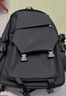 熱風(fēng)（Hotwind）秋季新款男士涂層雙肩包戶(hù)外運動(dòng)出游大容量純色背包 01黑色 F 曬單實(shí)拍圖