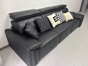 DeRUCCI HOME慕思真皮沙發(fā)客廳輕奢感新款直排意式極簡(jiǎn)黑色頭層 1.9米 豪華版接觸面頭層牛皮+白鵝羽絨 曬單實(shí)拍圖