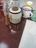 心去處草木灰陶瓷茶杯茶水分離杯哈哈泡茶辦公杯創(chuàng  )意馬克杯男女情侶水杯 木把木蓋哈哈辦公杯-簡(jiǎn)裝410ml 曬單實(shí)拍圖