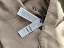 百圖betu女裝冬新款衛衣減齡毛巾繡圖案字母連帽加絨衛衣2310T44 卡其色 S 曬單實(shí)拍圖