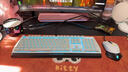 外星人（Alienware）610M+510K 鍵鼠套裝（無(wú)線(xiàn)2.4g游戲鼠標 有線(xiàn)機械鍵盤(pán) ）RGB高端電競外設 送女友 節日禮物 白色 曬單實(shí)拍圖