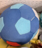 宜家（IKEA）SPARKA斯巴卡毛絨玩具足球迷你球幼兒兒童早教鍛煉玩具 迷你藍色紅色足球 曬單實(shí)拍圖