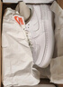 耐克空軍一號女子輕便運動(dòng)鞋春季NIKE AIR FORCE 1 SHADOW CI0919 100白色/白色/白色 37.5 曬單實(shí)拍圖