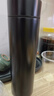 炊大皇 保溫杯 316L醫用級不銹鋼茶水分離商務(wù)便攜保溫杯 黑色 490ml 曬單實(shí)拍圖