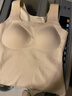 三槍【茸絨系列】女士保暖內衣女雙面絨保暖背心女帶胸墊德絨打底衣 曬單實(shí)拍圖