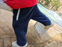 戴維貝拉（DAVE＆BELLA）男童褲子加絨兒童休閑褲洋氣男孩長(cháng)褲小童運動(dòng)褲冬季新款童褲 藏青色【現貨】 120 cm（建議身高110-120cm） 曬單實(shí)拍圖