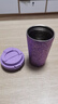 樂(lè )扣樂(lè )扣（LOCK&LOCK）【年會(huì )福利】鈦杯內外純鈦保溫杯咖啡杯高檔禮物戶(hù)外/野餐/露營(yíng) 紫色 400ml 曬單實(shí)拍圖