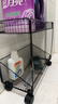 衛生間置物架浴室廁所洗手間神器小推車(chē)落地洗衣機邊洗衣液收納架 黑色兩層大號【移動(dòng)款】 曬單實(shí)拍圖