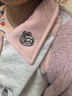 女童衛衣秋冬2025新款兒童韓版拼色卡通加絨上衣女孩POLO領(lǐng)衣服潮 QY-1382【加絨款】 140 曬單實(shí)拍圖