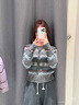 UR2025冬季新款女裝復古文藝費爾島提花針織開(kāi)衫UYY950151 曬單實(shí)拍圖