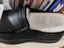 奧康官方男鞋 春秋季男士時(shí)尚商務(wù)休閑皮鞋百搭羊皮舒適套腳爸爸鞋 黑色 T243214111 40 250mm 曬單實(shí)拍圖
