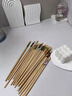 木流印MLUYN日本工藝新款楠竹家用筷子防滑高檔一人耐高溫筷子楠竹 五色楠竹筷子-【30雙】 曬單實(shí)拍圖