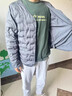 雅鹿【石墨烯】輕薄羽絨服男秋冬季短款內膽大碼休閑內搭修身保暖外套 黑色 L 建議125-135斤 曬單實(shí)拍圖