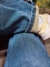 初語(yǔ)復古原色萊賽爾棉質(zhì)牛仔褲女2025秋季新款闊腿褲百搭顯瘦長(cháng)褲 牛仔原色 27 曬單實(shí)拍圖