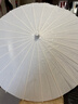 皓梵潔油紙傘diy手工繪畫(huà)紙傘60cm純手工材料兒童畫(huà)畫(huà)白色空白古風(fēng)傘 直徑60CM空白紙傘 升級款(24骨)附贈12色顏料+2支筆 曬單實(shí)拍圖
