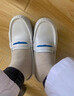 永高哥真皮護士鞋女軟底透氣防臭防滑厚底內增高8cm7不累腳一腳蹬皮鞋春 白蘭(內增高) 36 曬單實(shí)拍圖