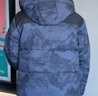 鴨鴨（YAYA）王一博同款羽絨服男士短款冬季新款迷彩加厚連帽防寒青少年外套潮 黑青迷彩色 3XL /190 曬單實(shí)拍圖