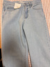 優(yōu)衣庫常規款女裝直筒牛仔褲/中腰水洗產(chǎn)品休閑褲子479004 482279 482279/62粉藍色 27 /160/68A 曬單實(shí)拍圖